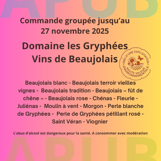 2025 APUB BEAUJOLAIS NOEL 2025
