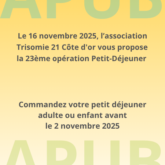 2025 Trisomie 21 PDJ