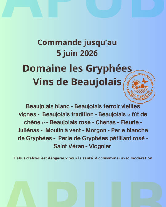 2026 APUB BEAUJOLAIS PRINTEMPS