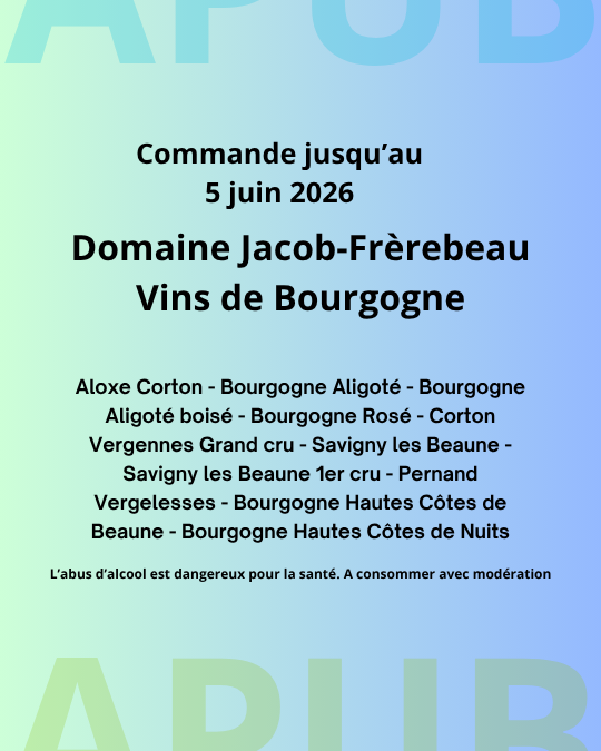 2026 APUB BOURGOGNE PRINTEMPS